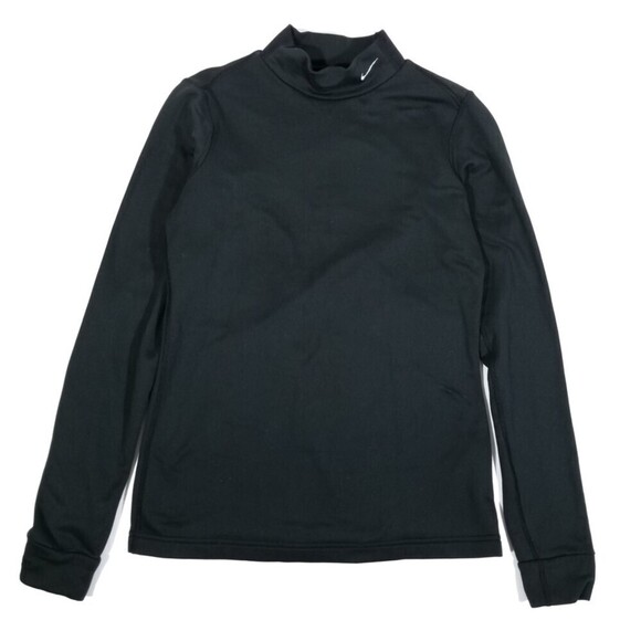 Nike Fit Dry Thermal Fleece Mock Neck Long Sleeve Active Pullover Womens Medium - Picture 1 of 5